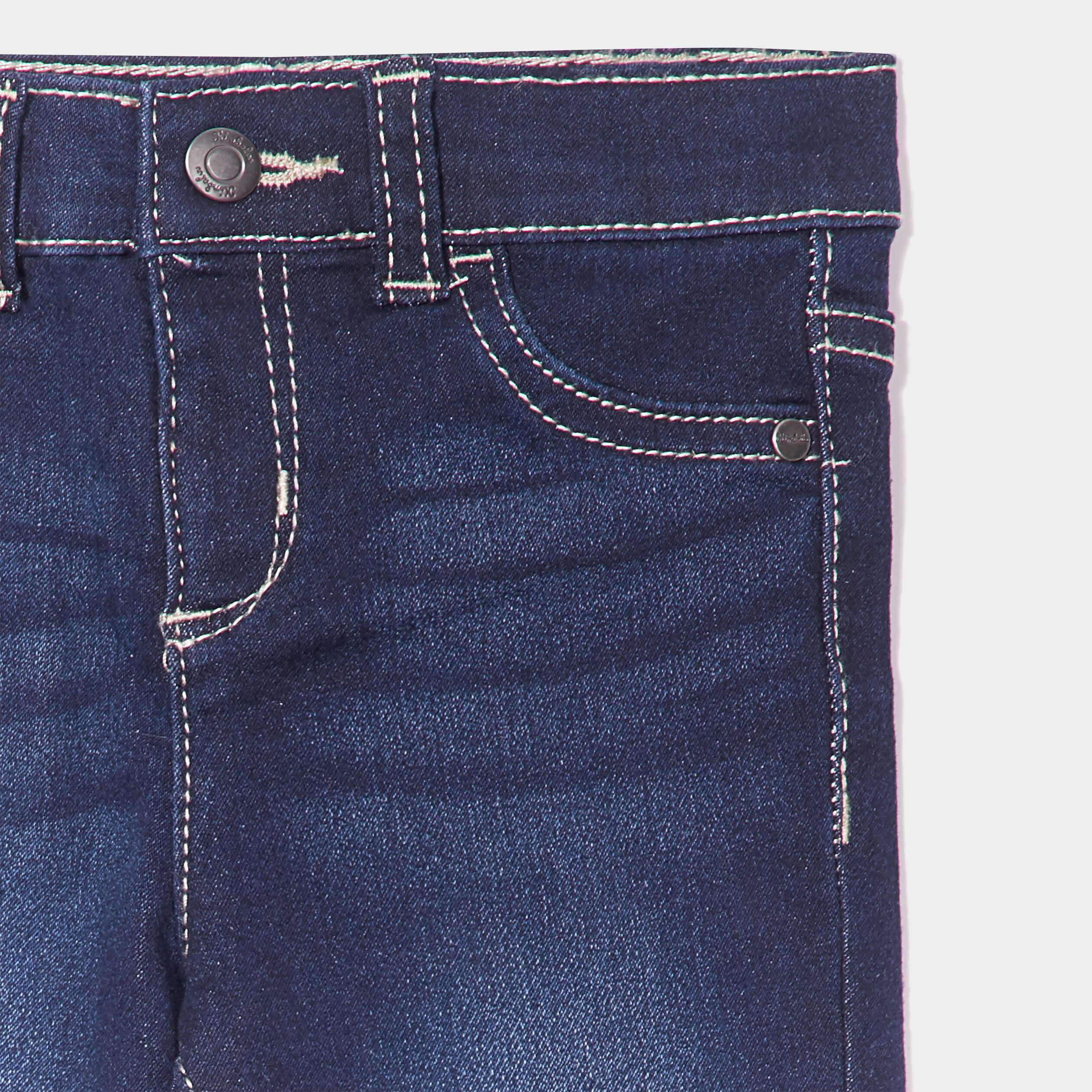 Jeans slim 4 poches taille ajustable denim brut bébé garçon | La Halle