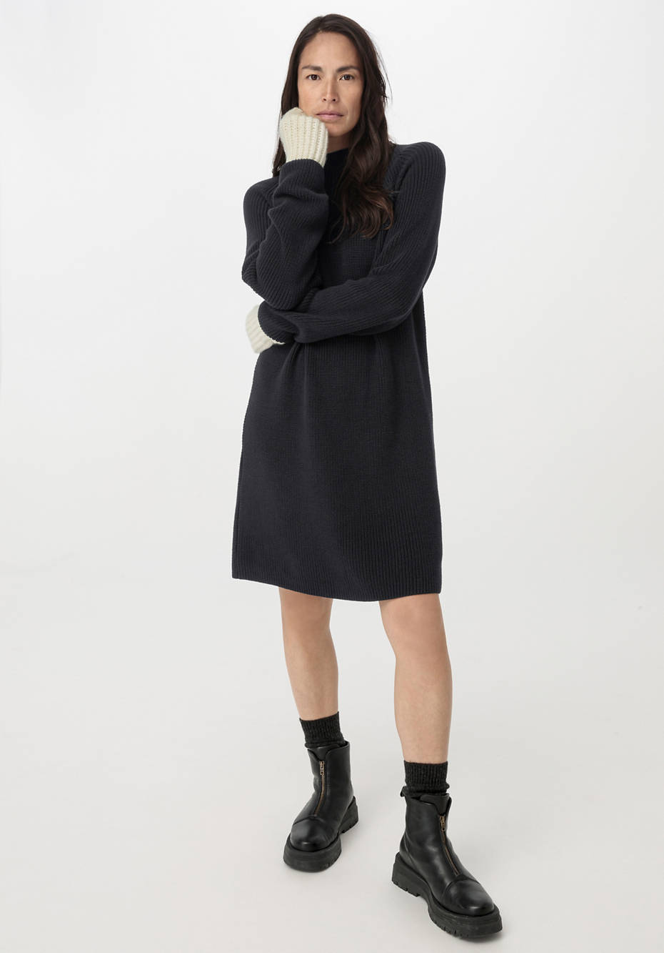 Strickkleid aus reiner Bio-Baumwolle