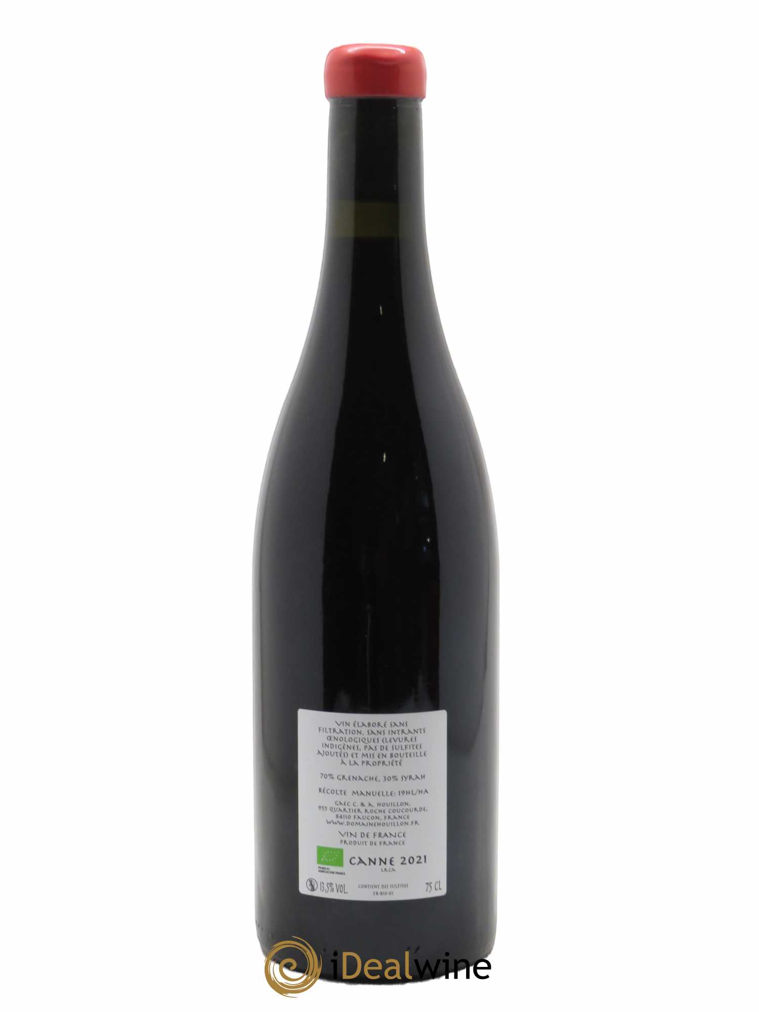 Côtes du Rhône Canne Aurélien et Charlotte Houillon  2021 - Lot de 1 Bouteille