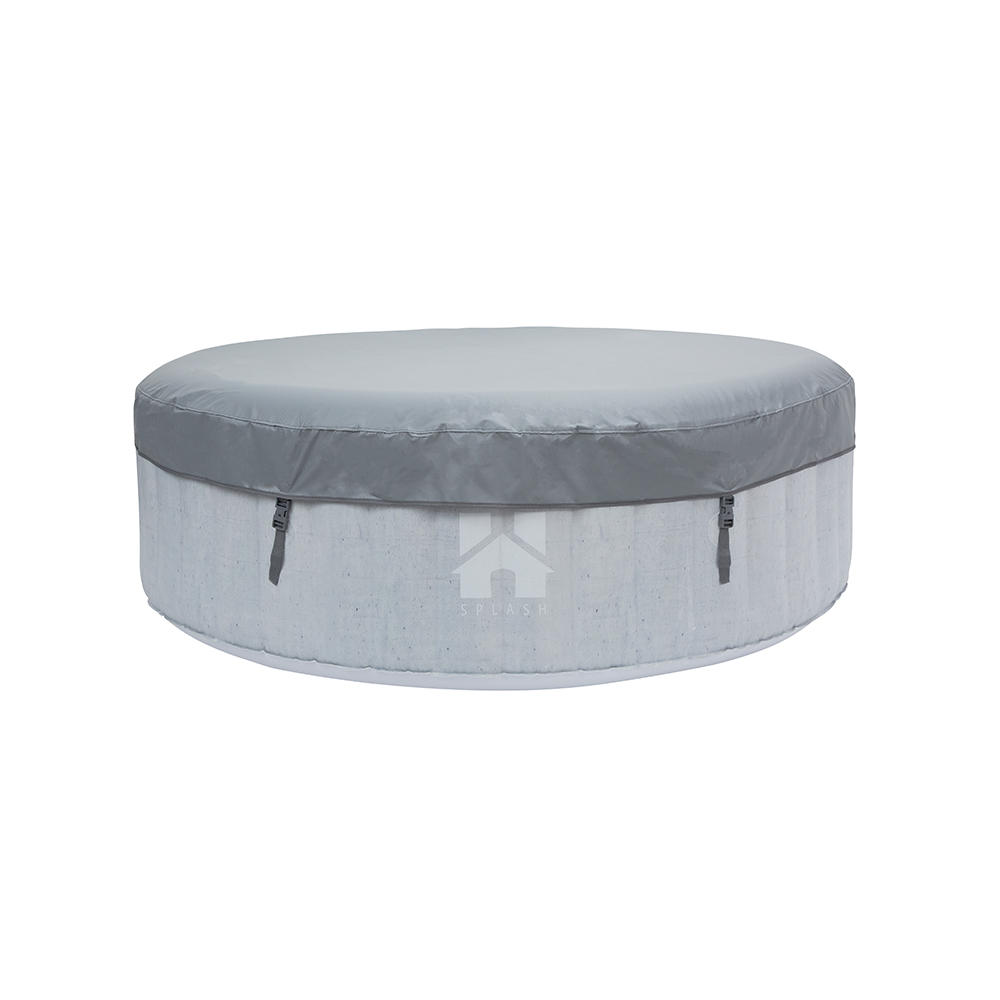 Home Deluxe Outdoor Whirlpool SPLASH - Beton - 6 Personen