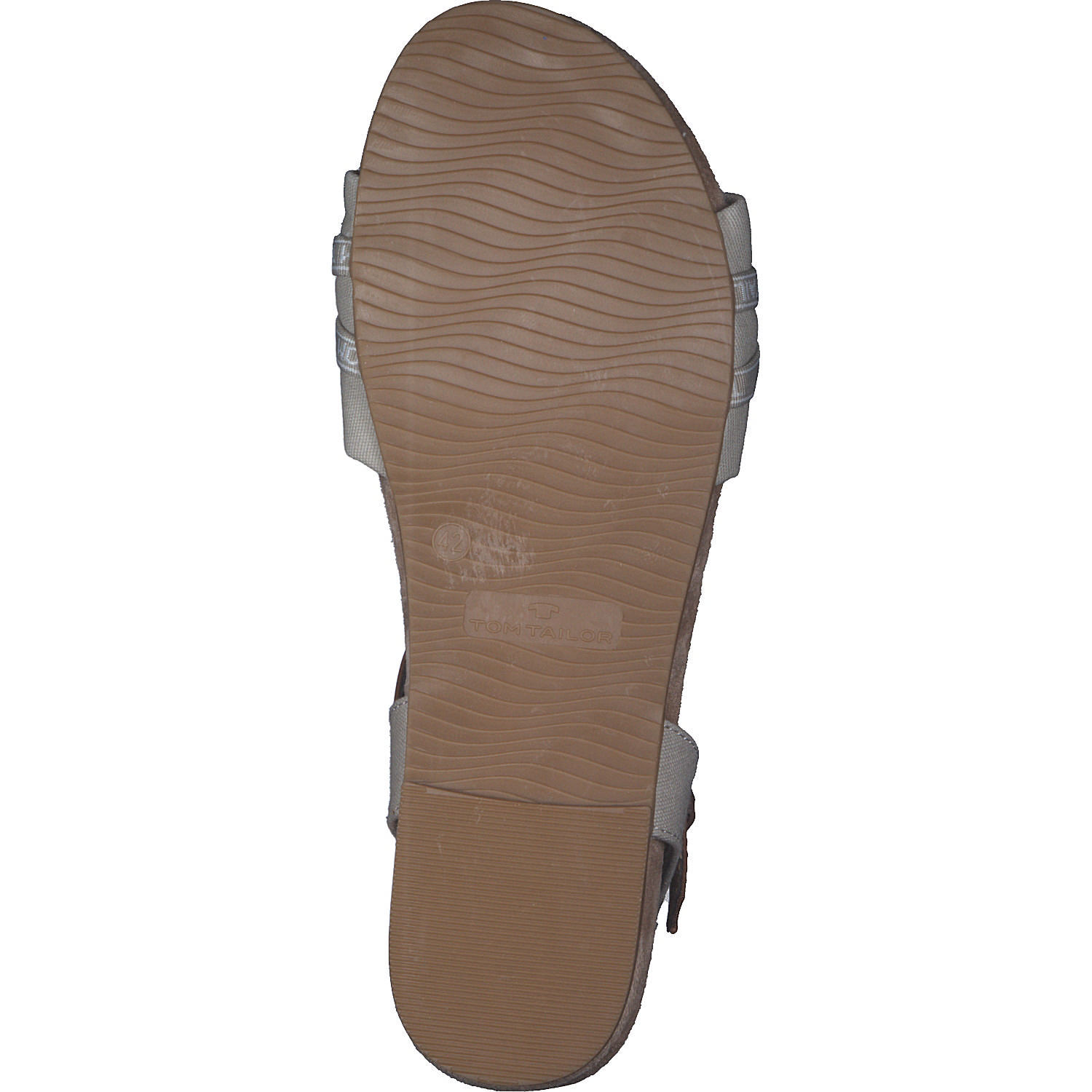 Tom Tailor 5390220008, Keilsandaletten, Damen, Beige