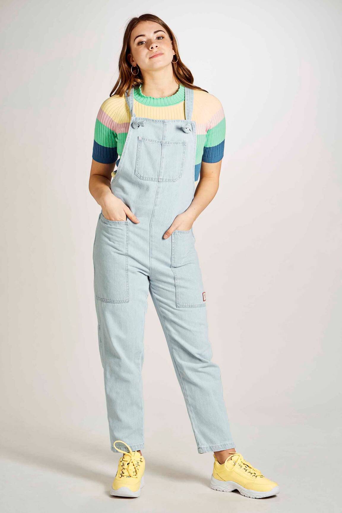 Stien Edlund Salopettes Femme couleur bleu