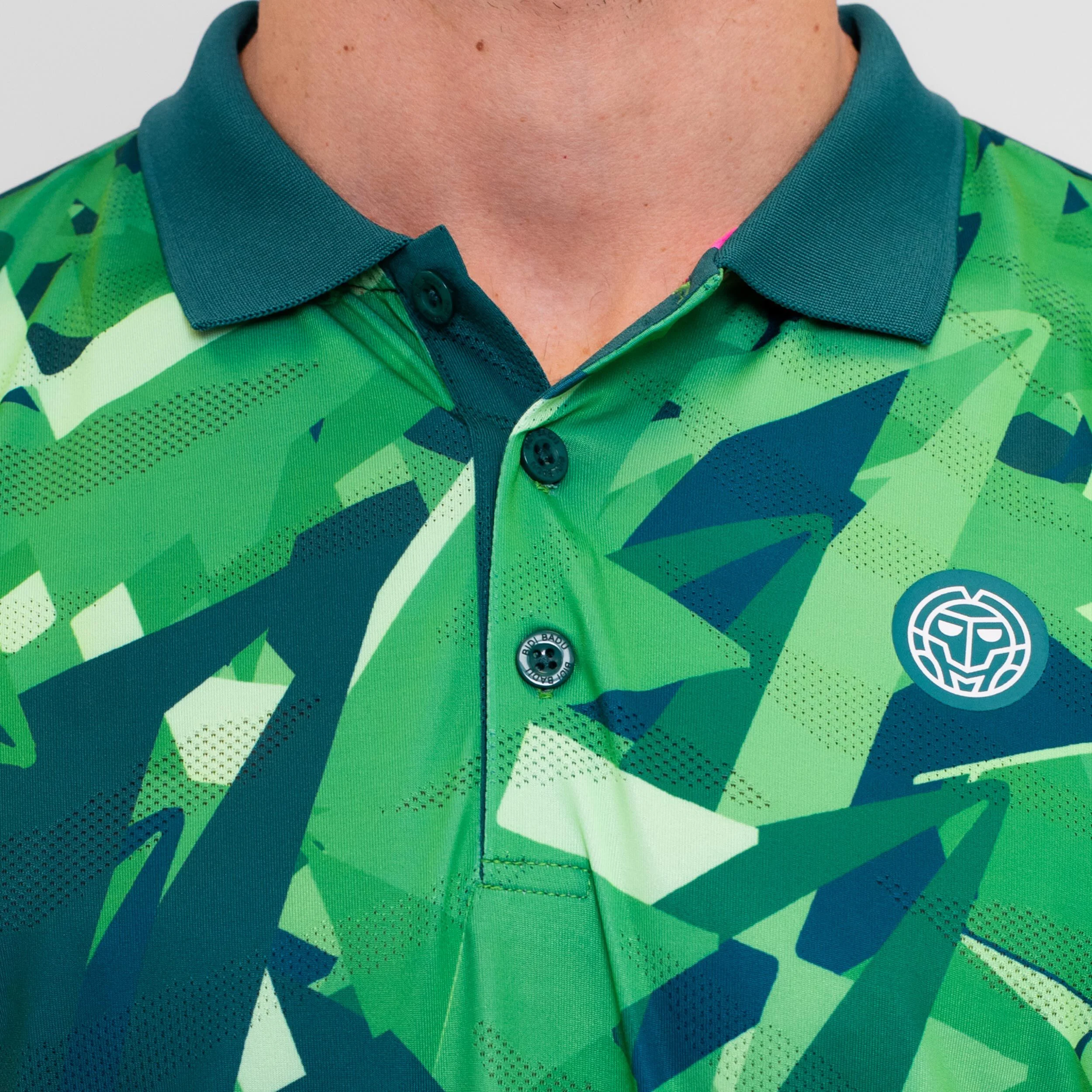 Spike Polo Herren - Dunkelgrün, Grün