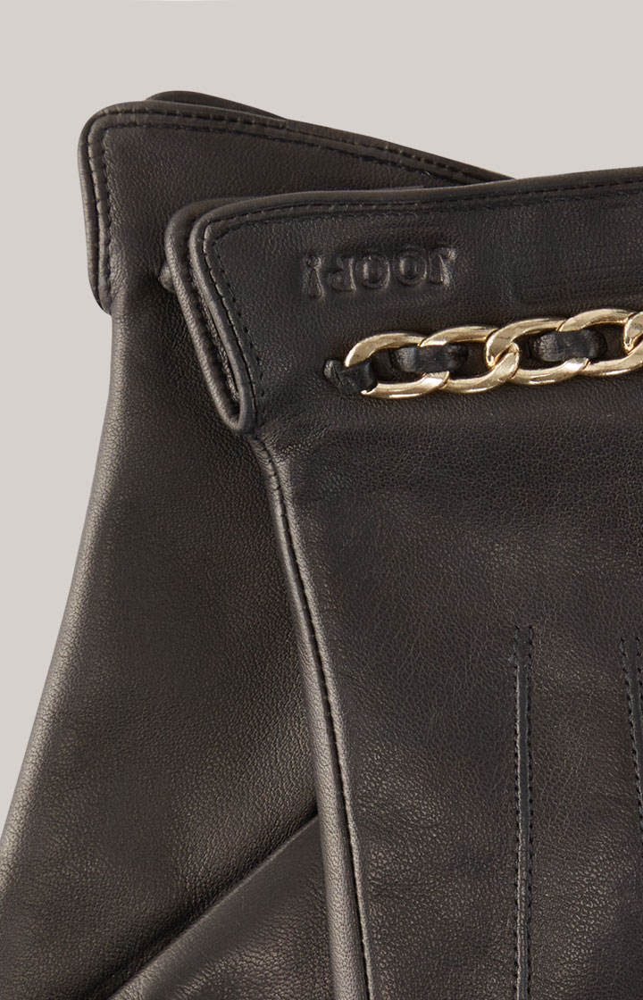 Lederhandschuhe in Schwarz