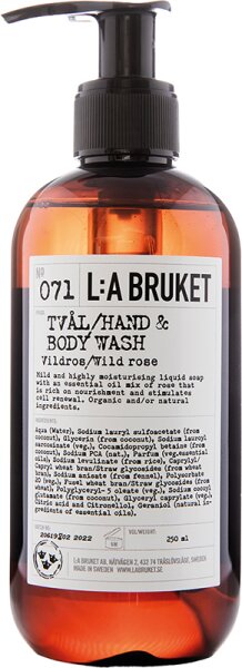 L:A Bruket No. 071 Hand & Body Wash Wild Rose Duschgel