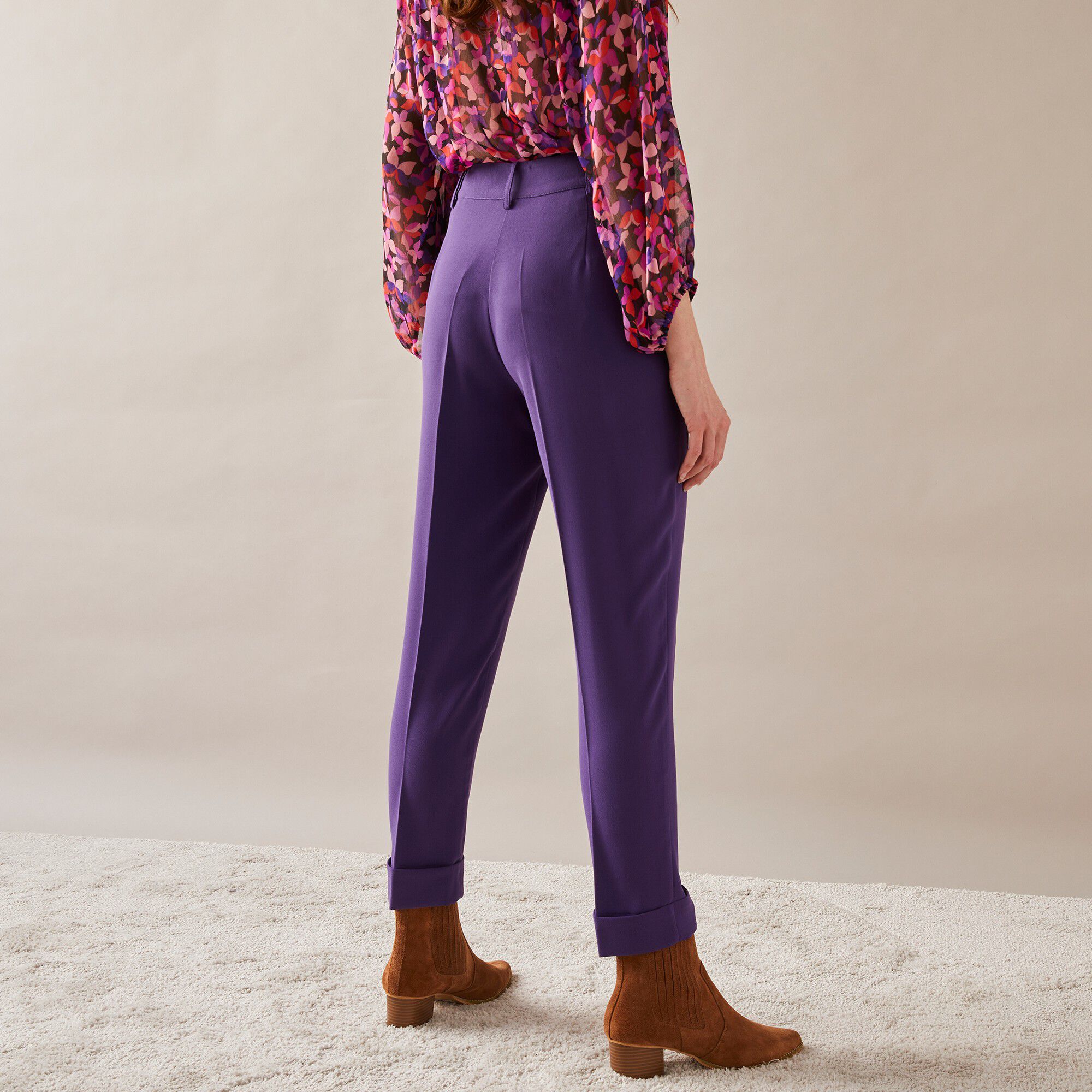 Pantalon 7/8ème fuselé fluide