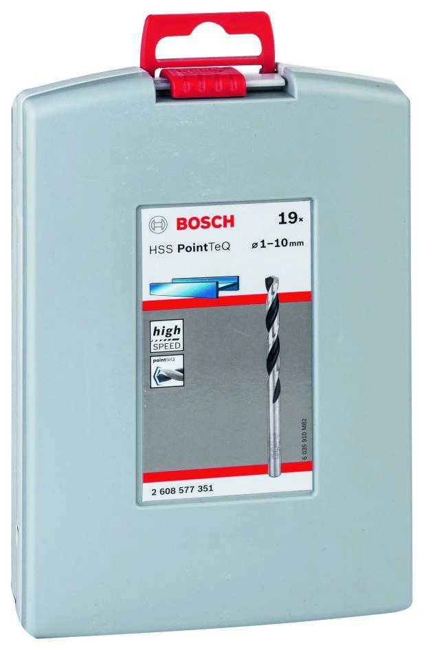 Bosch Blue Accessories 2608577351 HSS csigafúró PointTeQ 19 részes ProBox