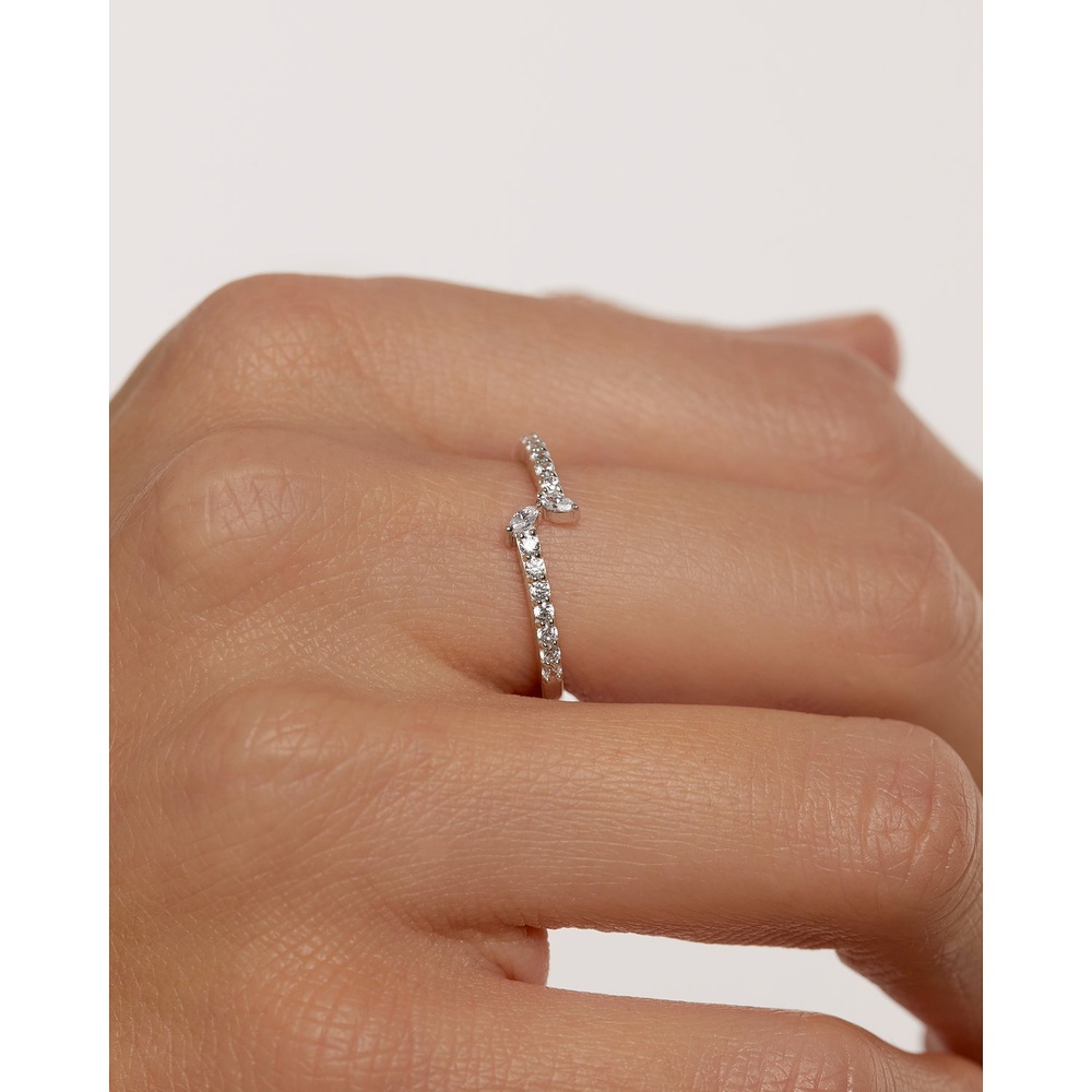 P D Paola Bague pour femme 925 Argent argent Bague