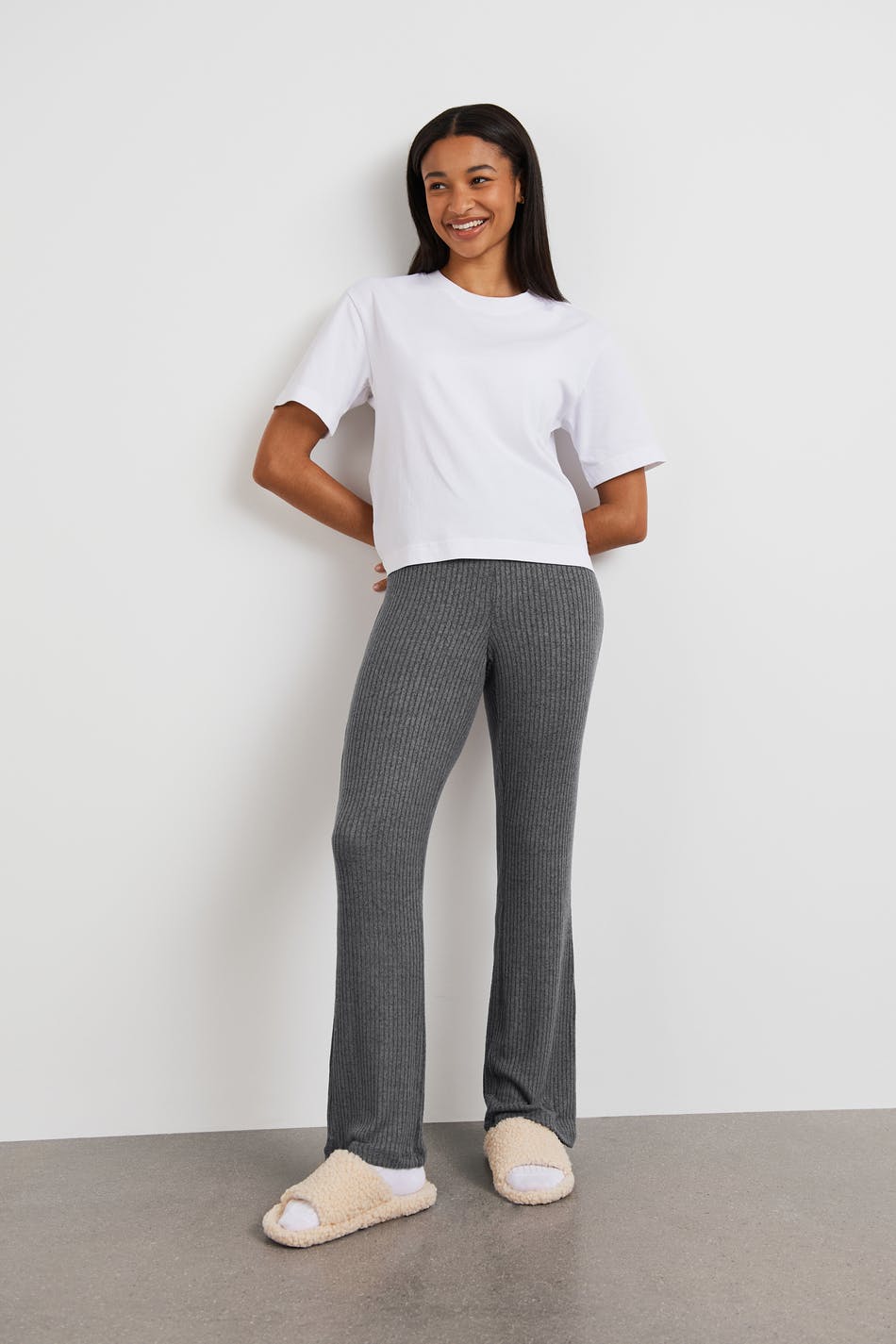 Stina rib trousers