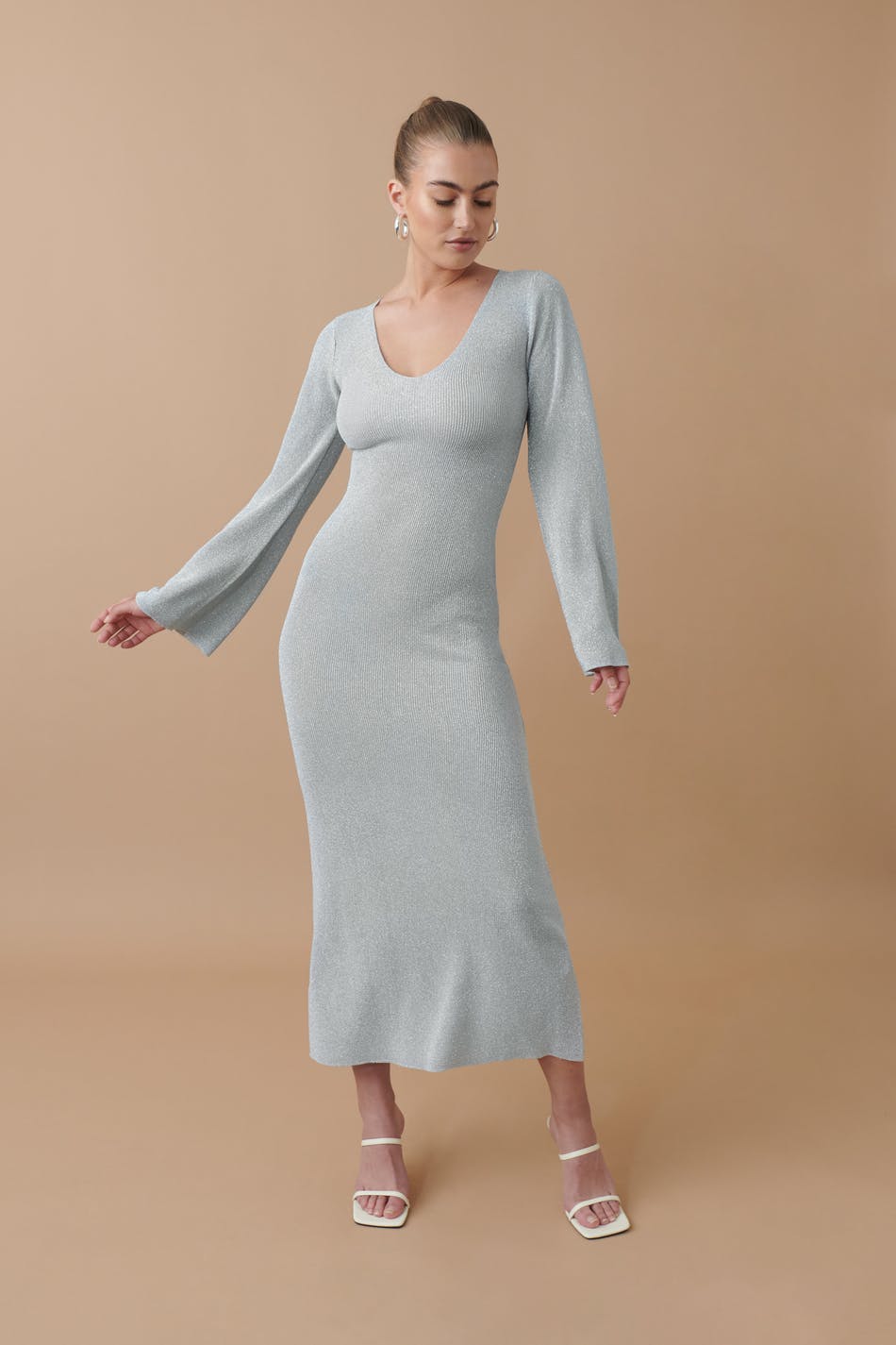 Knitted maxi dress