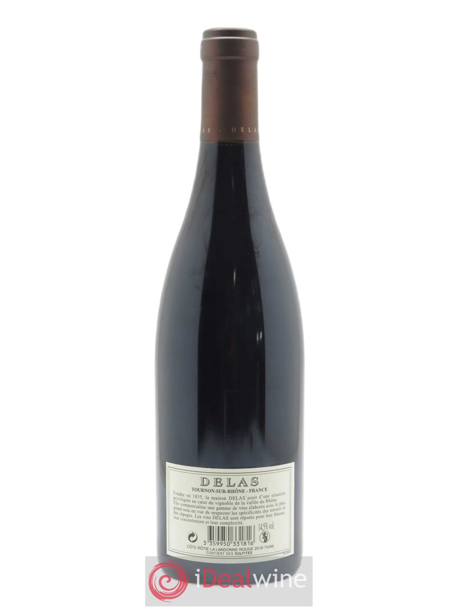 Côte-Rôtie La Landonne Delas Frères  2018 - Lot de 1 Bouteille
