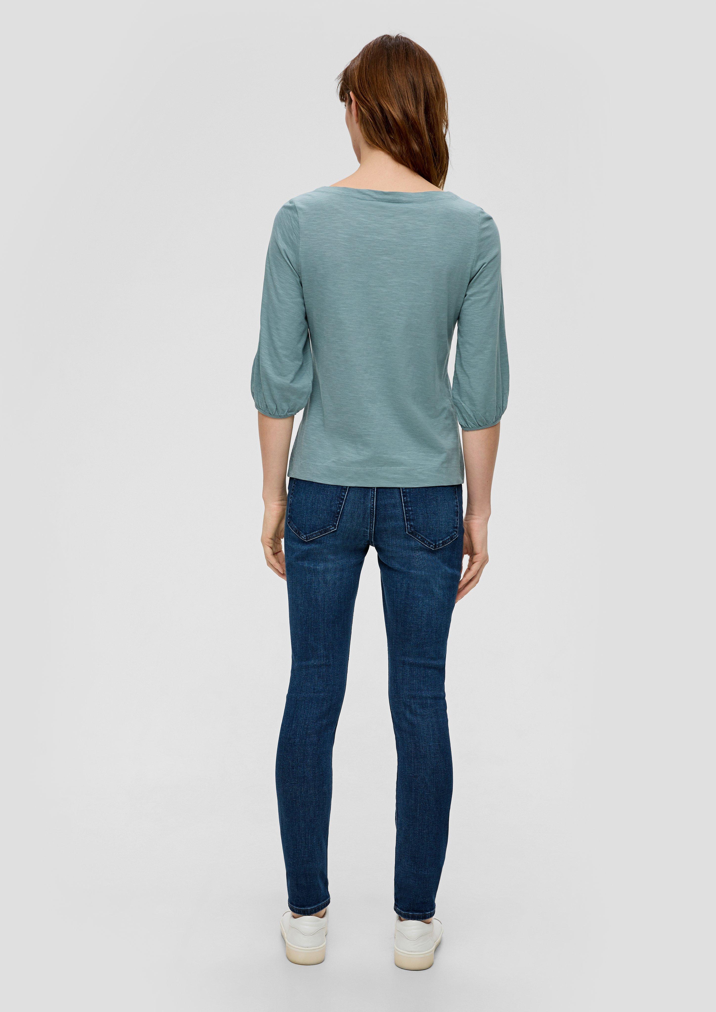 Baumwollshirt mit Puffärmeln  2145857-6352
