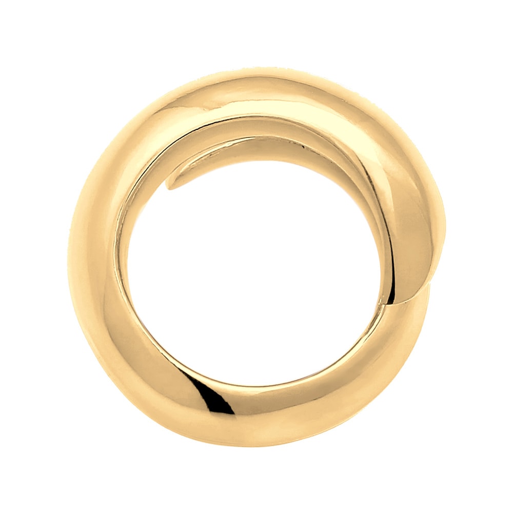Nenalina Nenalina Bague Wickelring Glänzend Modern Statement 925 Silber Bague