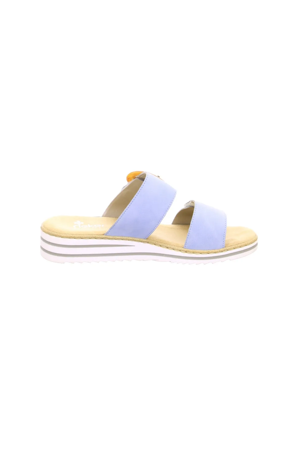 Rieker  Sandalette - Blau - Flacher Absatz