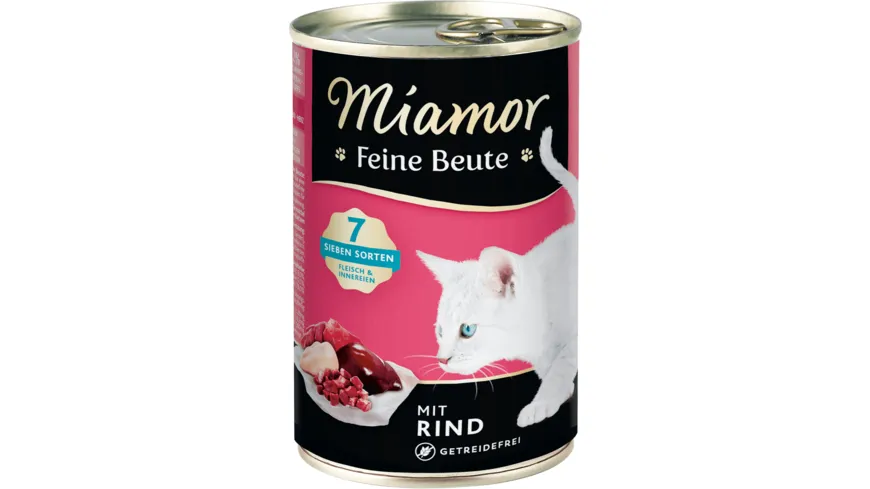 Miamor Katzennassfutter Feine Beute Rind 400 g