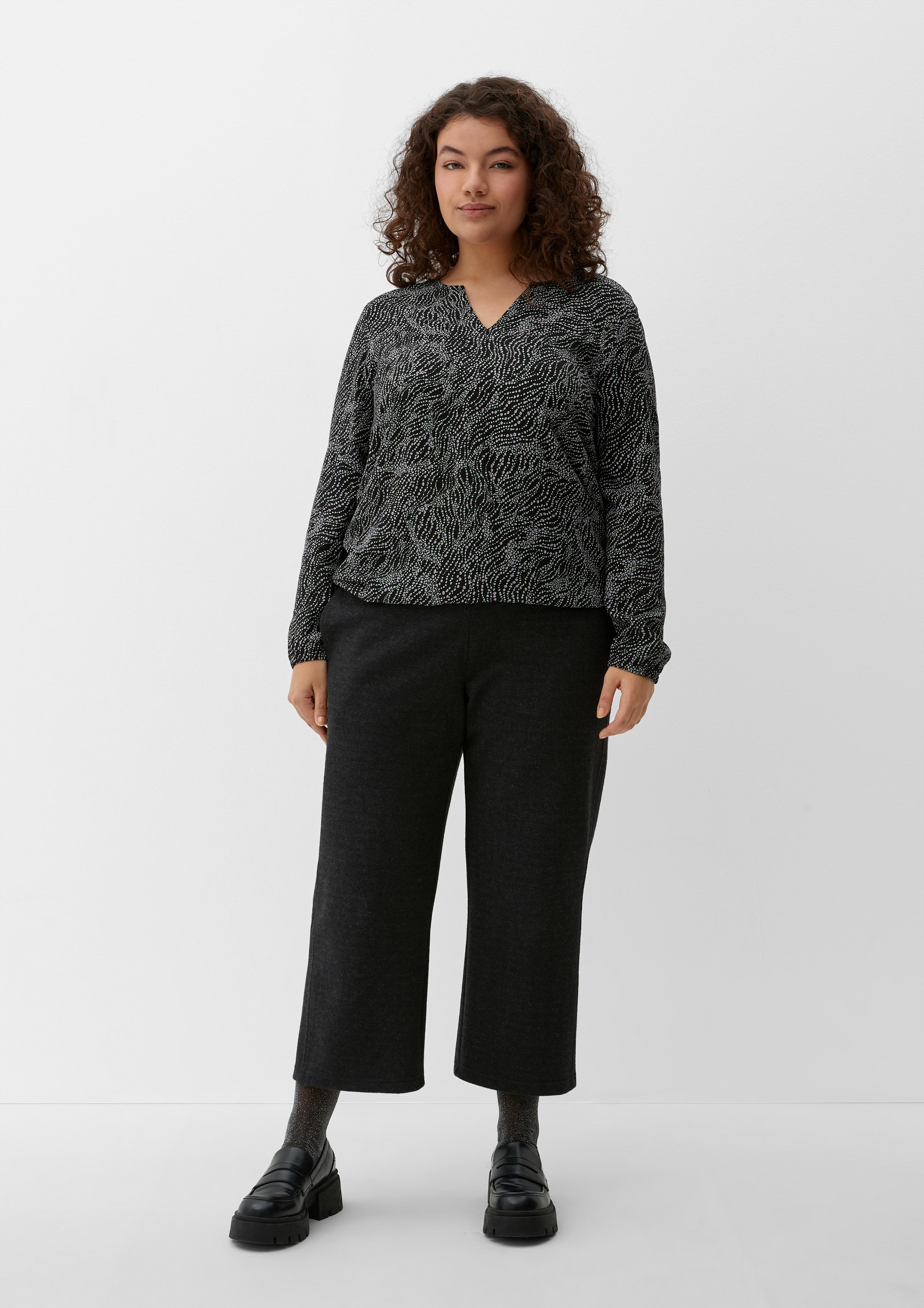 Relaxed: Sweathose in Woll-Optik  2128109-98W0