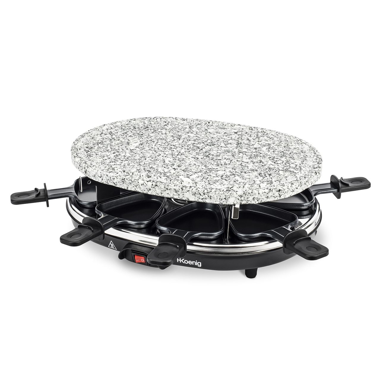 H.Koenig Raclette RP85 für 8 Personen mit Granitsteinplatte