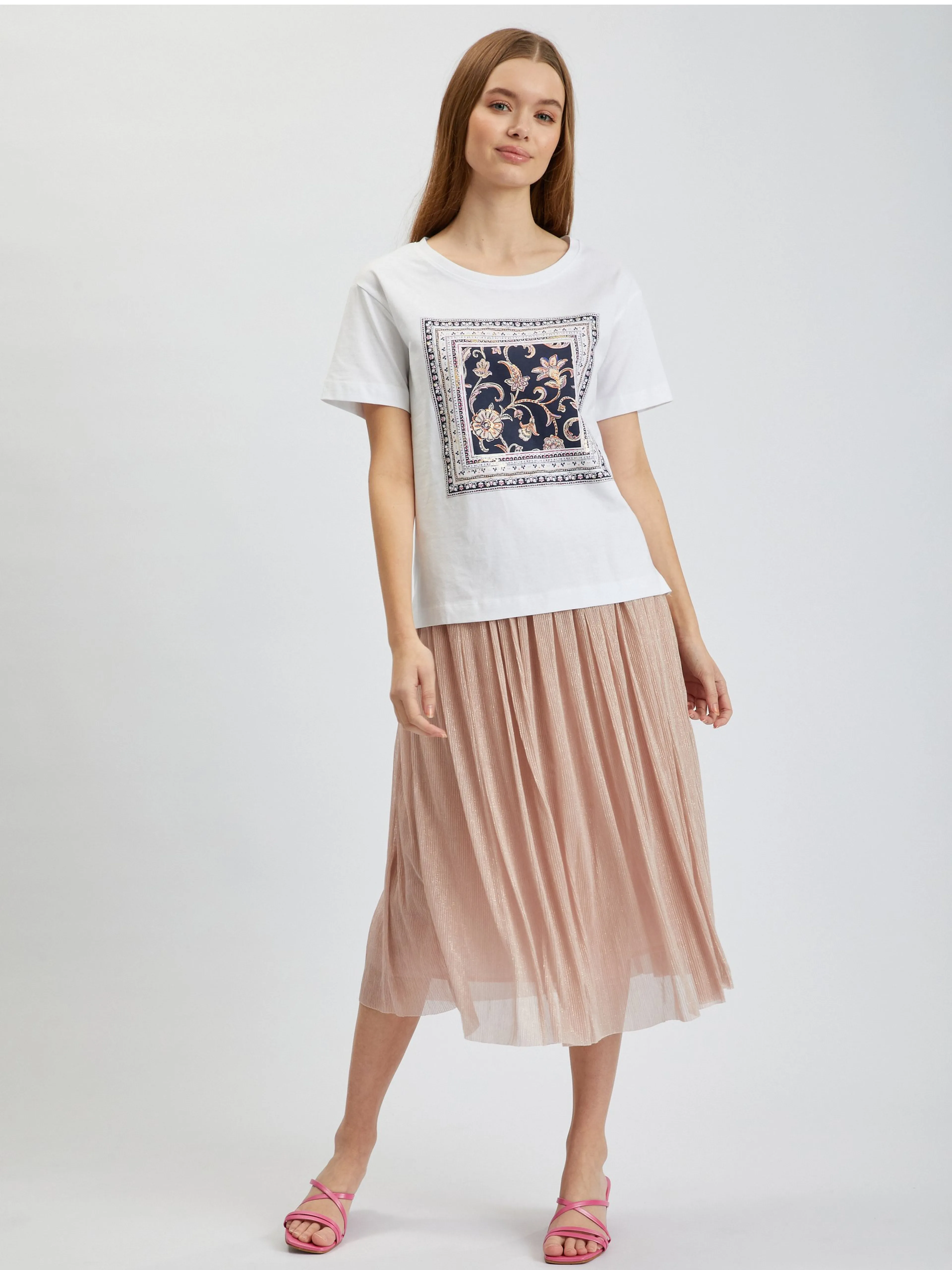 Weißes Damen-T-Shirt ORSAY