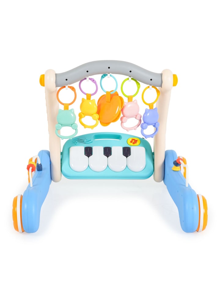 Moni Lauflernwagen 2in1 Piano HE0637 in blau günstig kaufen onesize