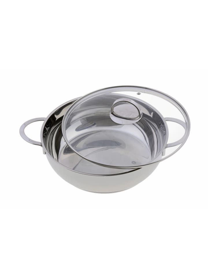 GRÄWE Servierpfanne PRO-LINE in silberfarben günstig kaufen 28 cm