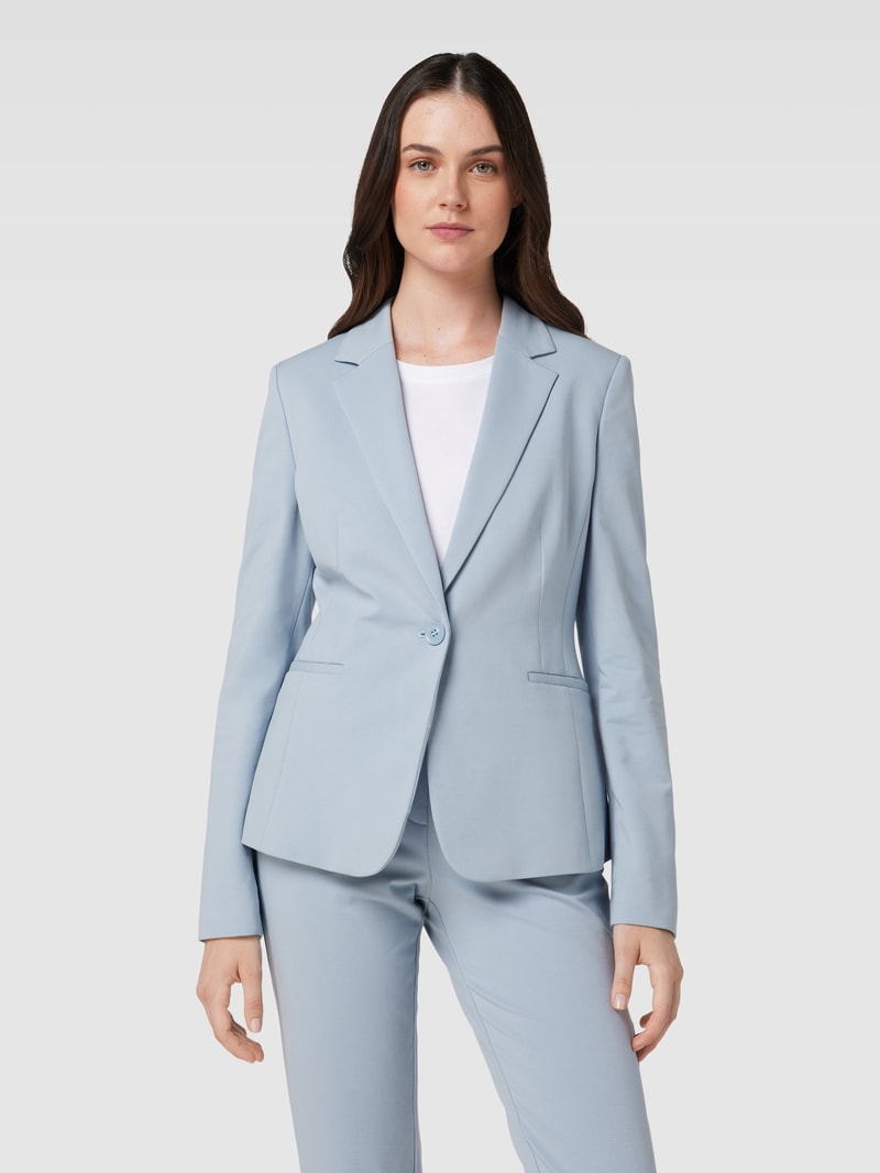 Blazer mit Reverskragen in rauchblau