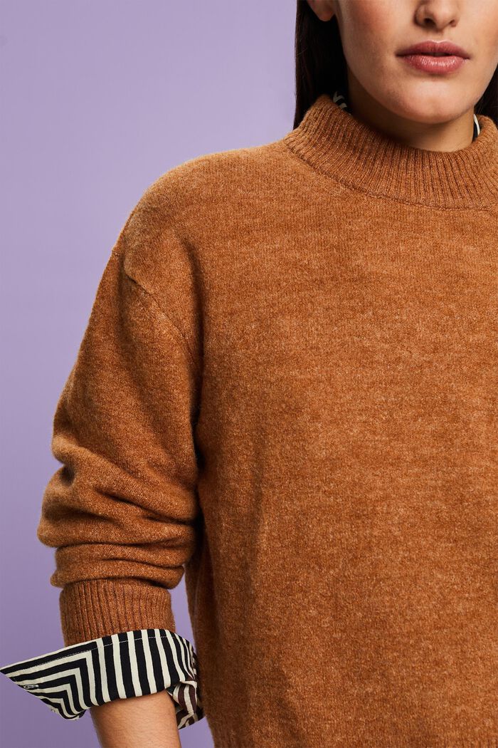 Sweatshirt mit Stehkragen