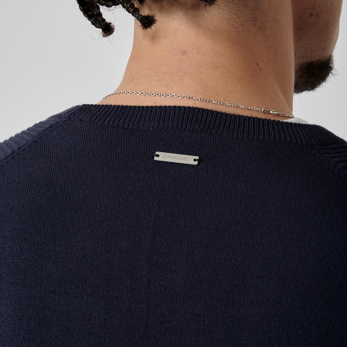 MAYER  Pull bleu homme