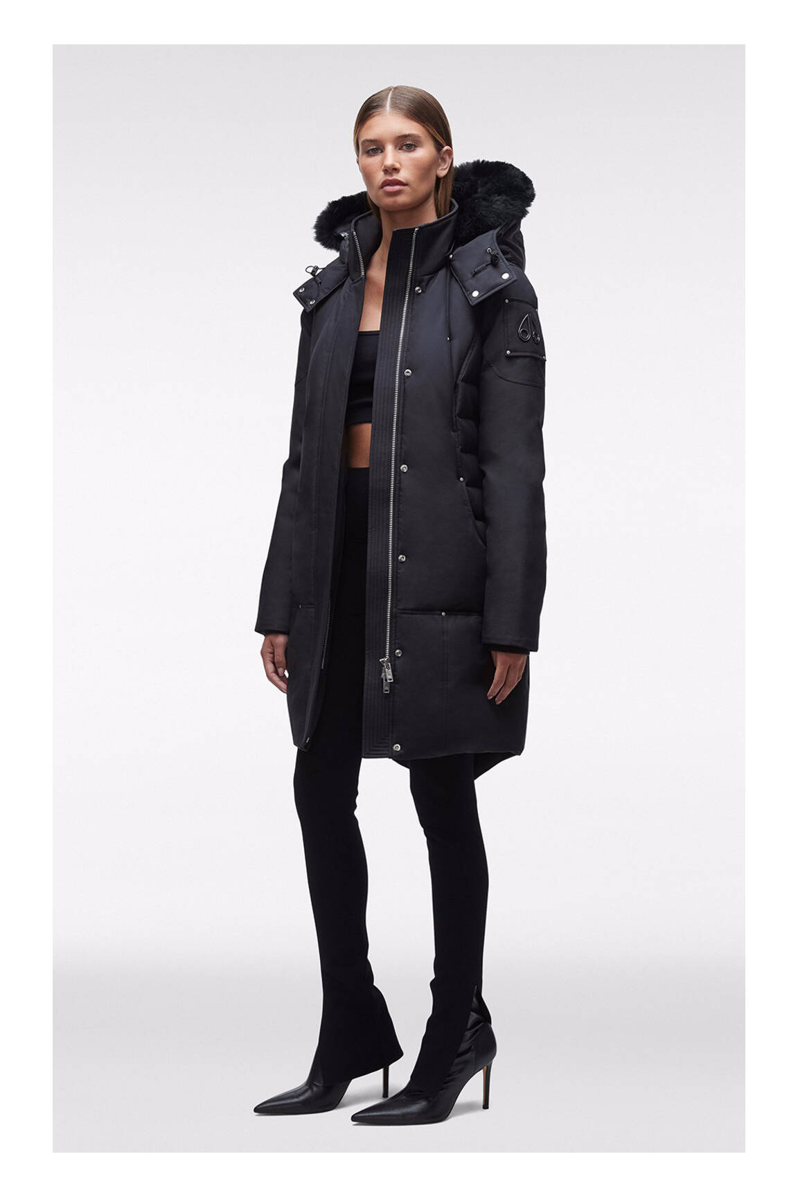 Moose Knuckles Parkas Femme couleur noir