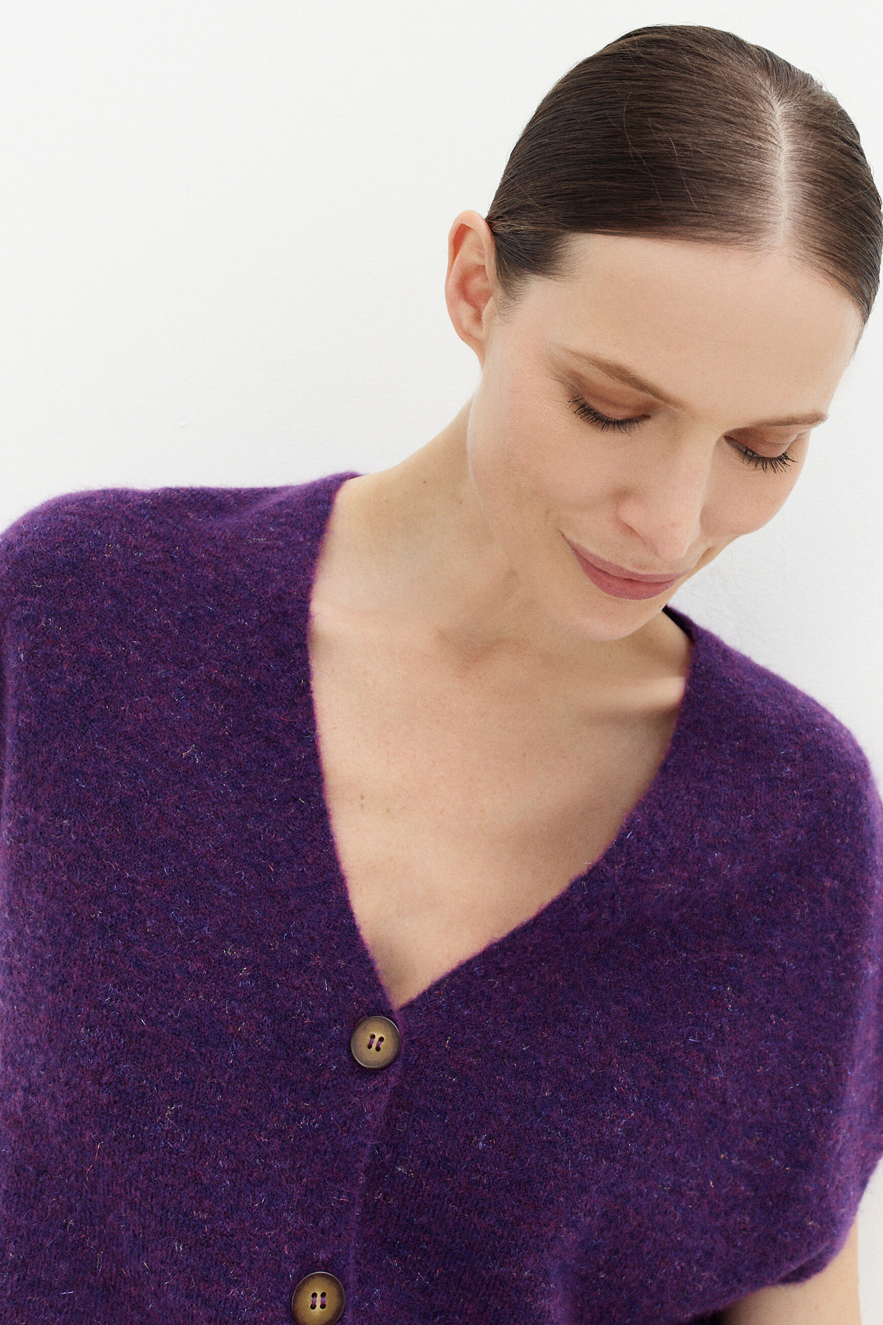 gilet melanie violet femme