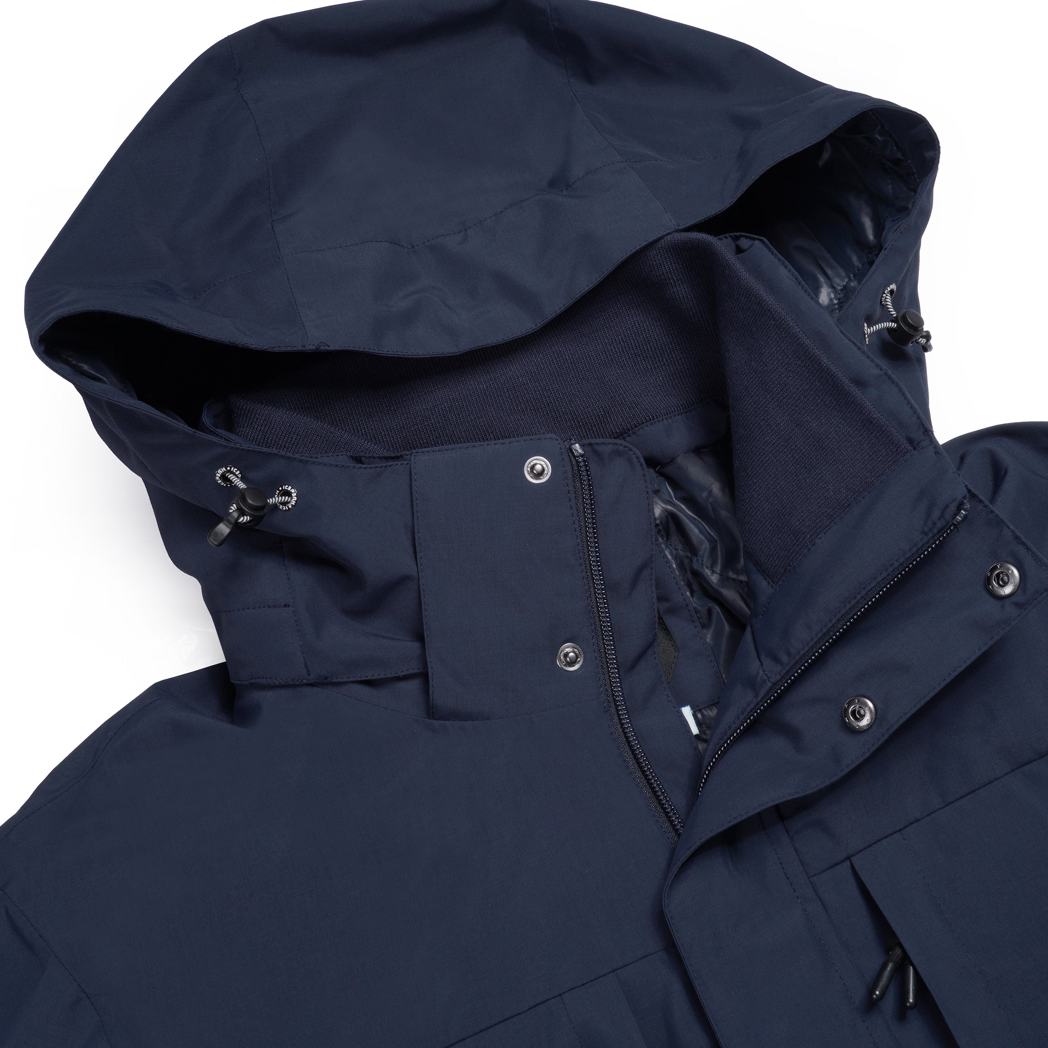 Icepeak Funktionsjacke H FUNKTIONSJACKE ALSTON mit Logoschriftzügen an der Kapuzenkordel