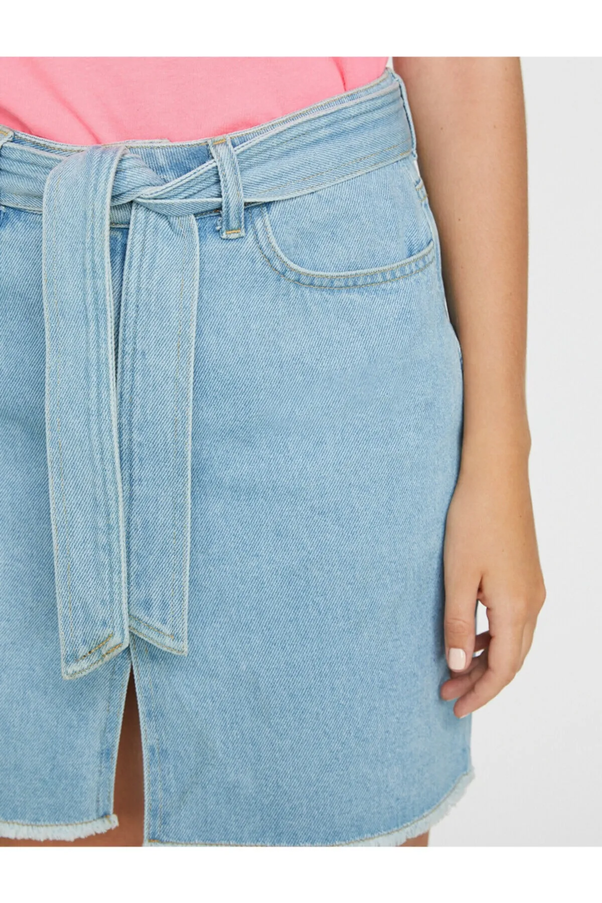 Koton  Damen-Rock mit verschiedenen Taschendetails 9YAK77077MD