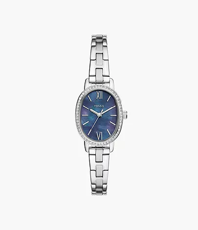 Fossil Outlet Uhr Penny 3-Zeiger-Werk Edelstahl