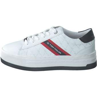 Tom Tailor Plateau Sneaker in weiß