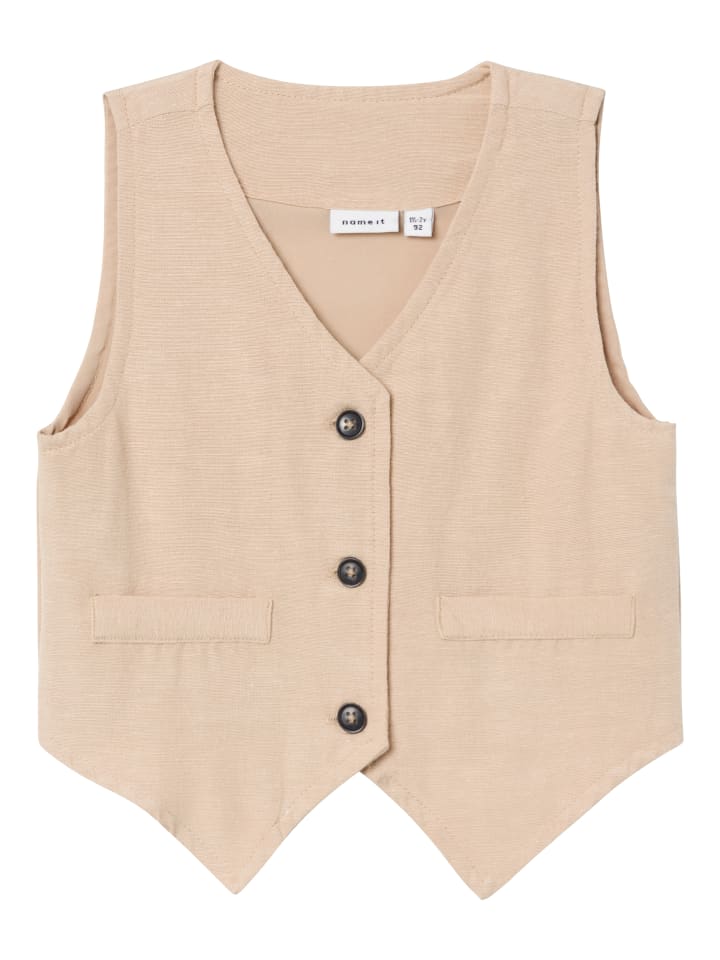 name it Anzugweste NMMFAHER WAISTCOAT in humus günstig kaufen 98