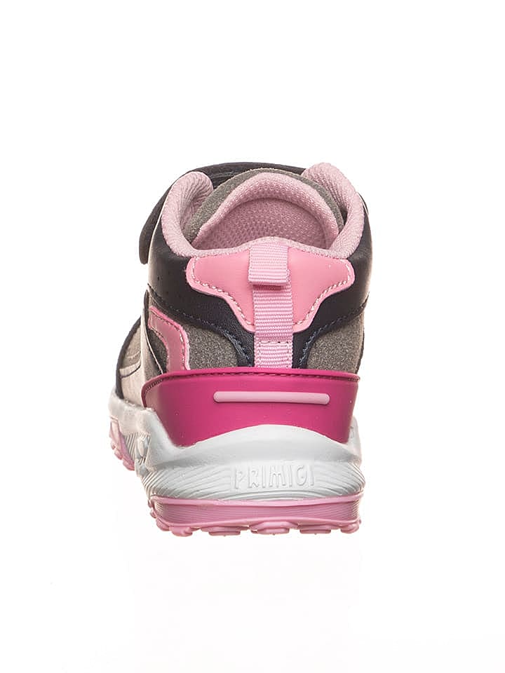 Primigi Leder-Sneakers in Dunkelblau/ Grau/ Rosa günstig kaufen 22