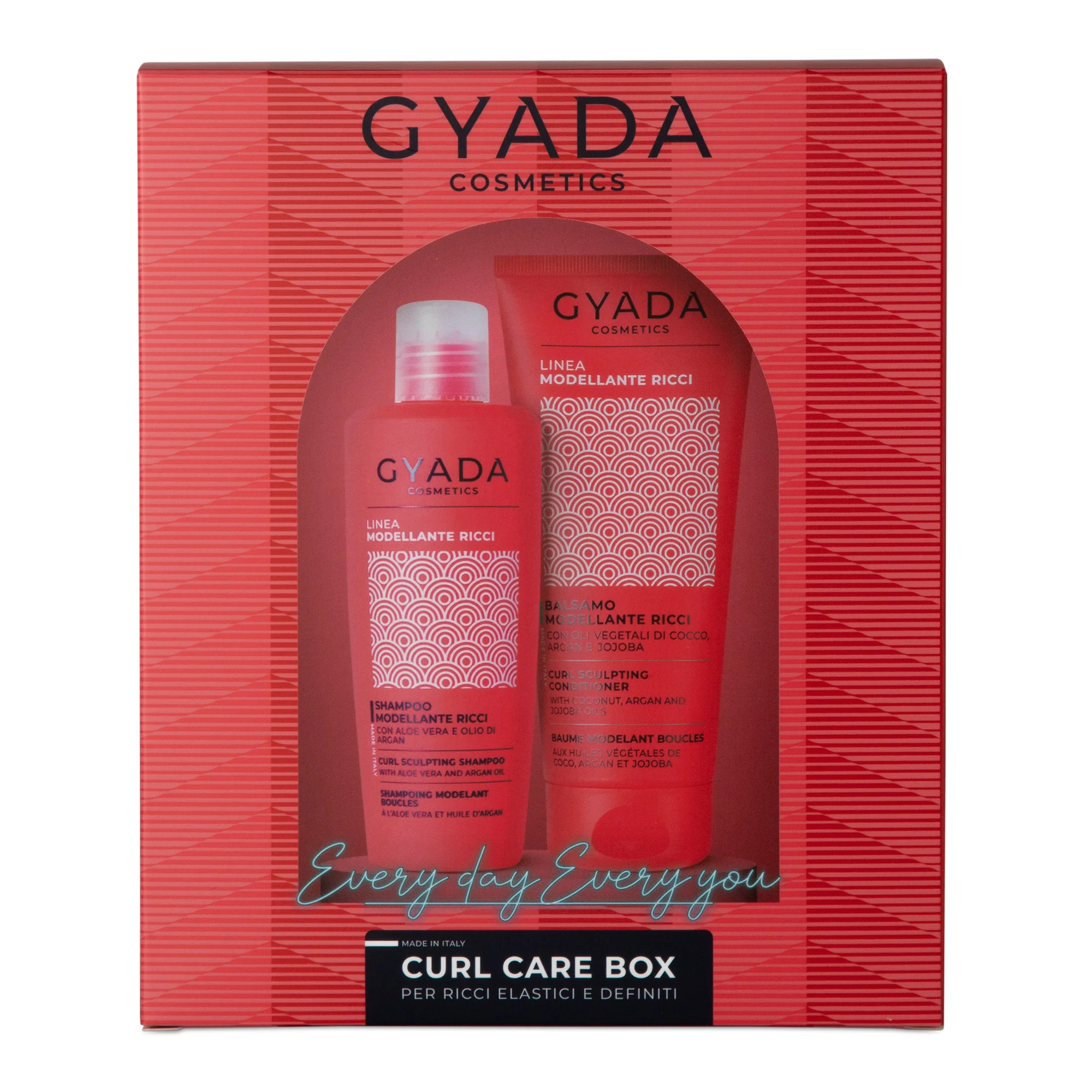 Curl Care Box - Hiustenmuotoilusarja, Kiharashampoo, Kiharoiden hoitoaine