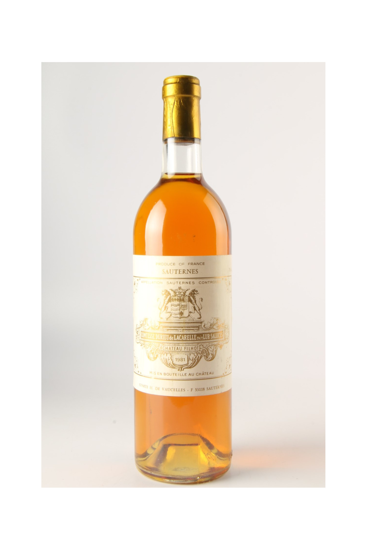 Château Filhot 1981, Sauternes