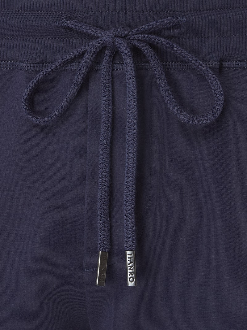 Sweatshorts mit Stretch-Anteil in marineblau