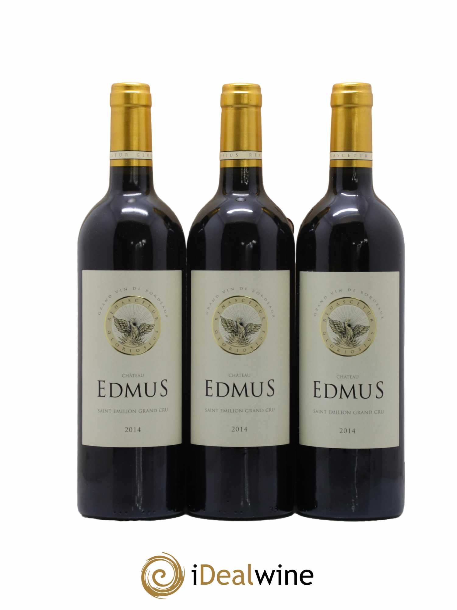 Château Edmus Grand Cru  2014 - Lot de 3 Bouteilles