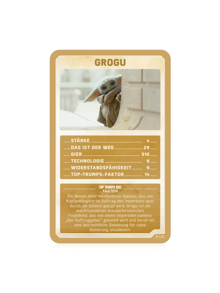 Winning Moves Top Trumps Collectables - Star Wars Mandalorian in bunt günstig kaufen onesize