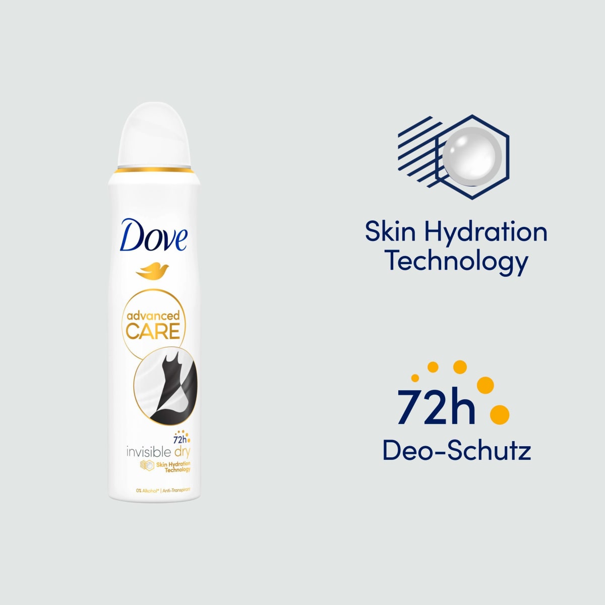 Antitranspirant Deospray Advanced Care Invisible Dry, 150 ml