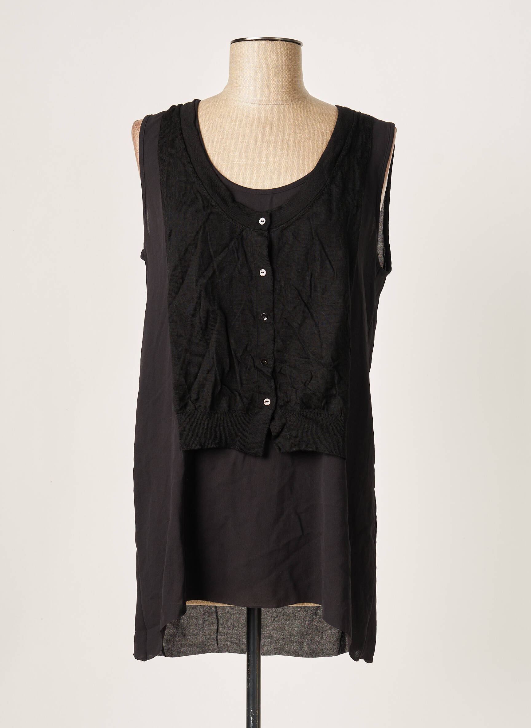 Crea Concept Tuniquesansmanche Femme couleur noir