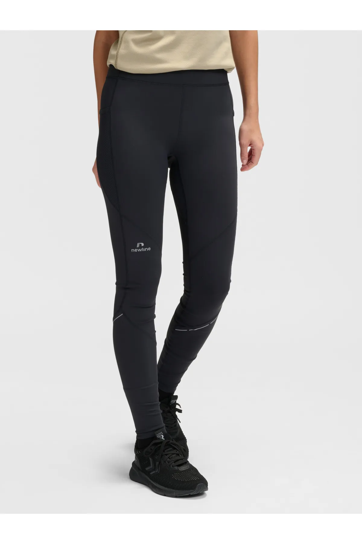 NEWLİNE  Sport-Leggings - Schwarz - Mittlerer Bund