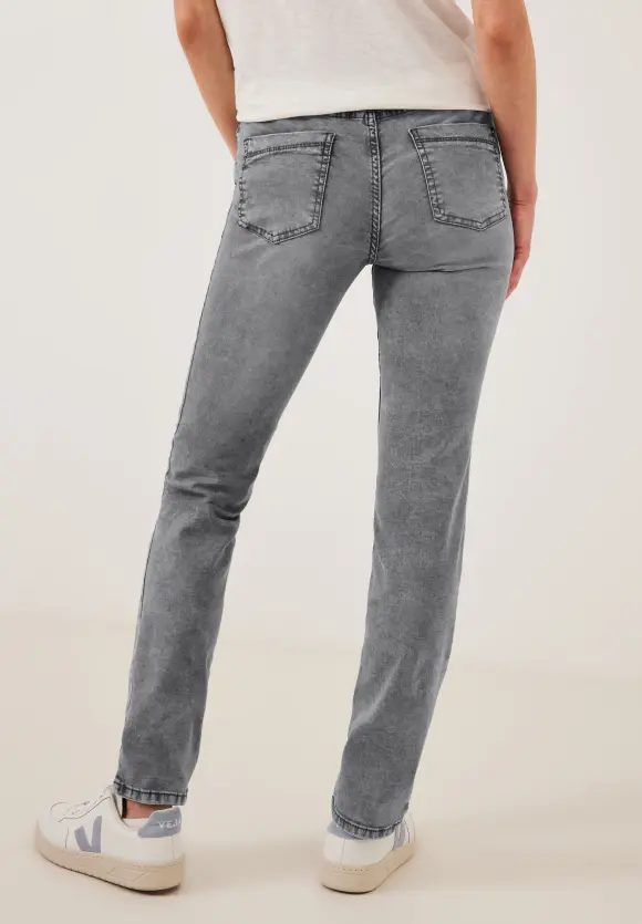 CECIL Graue Slim Fit Jeans