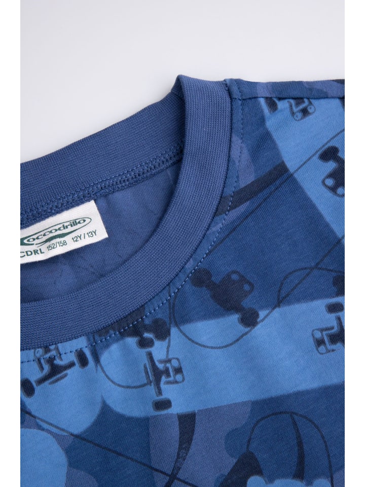 Coccodrillo Jungen-Pyjama in blau günstig kaufen