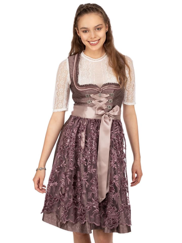 MarJo Dirndl METTE in aubergine günstig kaufen