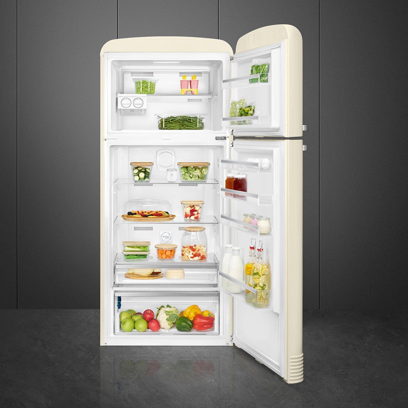 Smeg Kühl-/Gefrierkombination FAB50RCR5, 192,1 cm hoch, 79,6 cm breit