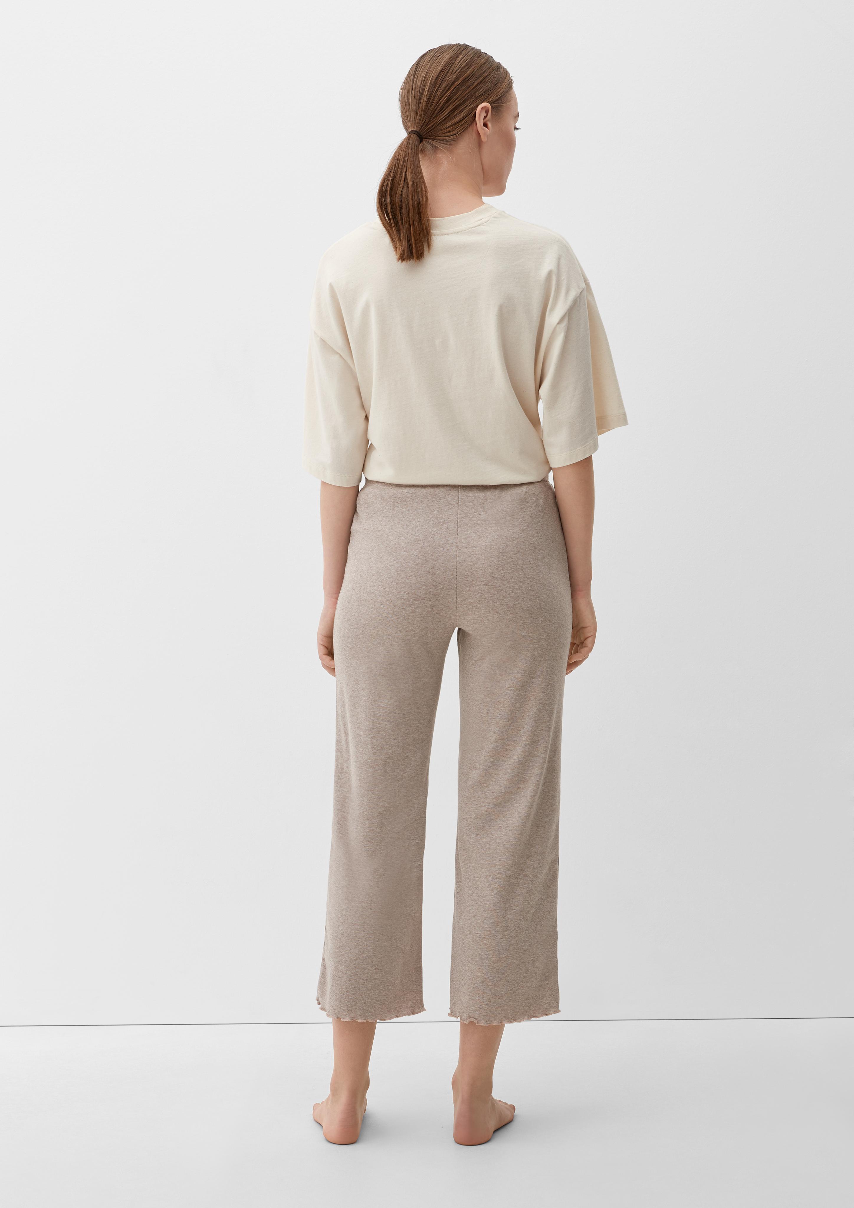 Pyjamahose mit Rollsaum  6008400-8400