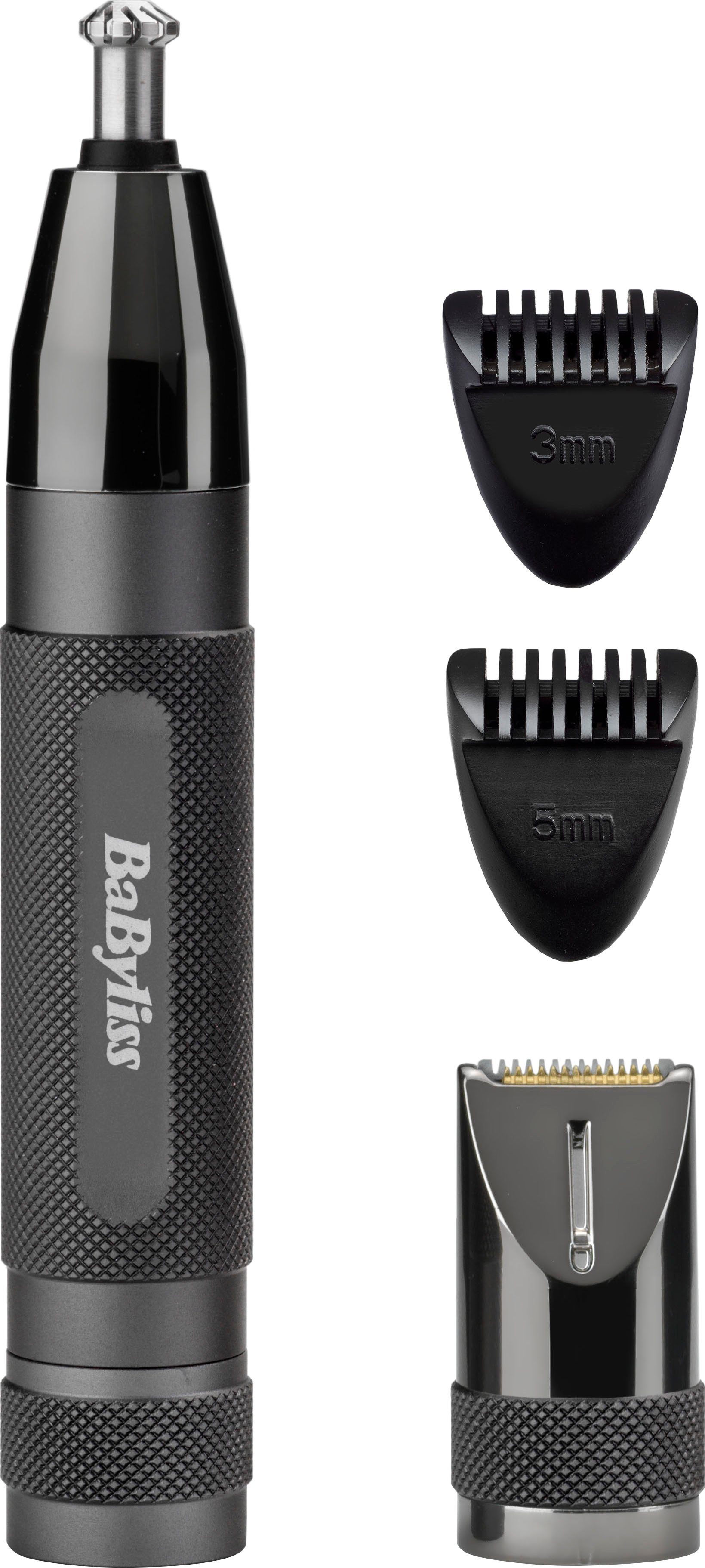 BaByliss Multifunktionstrimmer Super-X Metal Nasen-, Ohren- & Augenbrauentrimmer