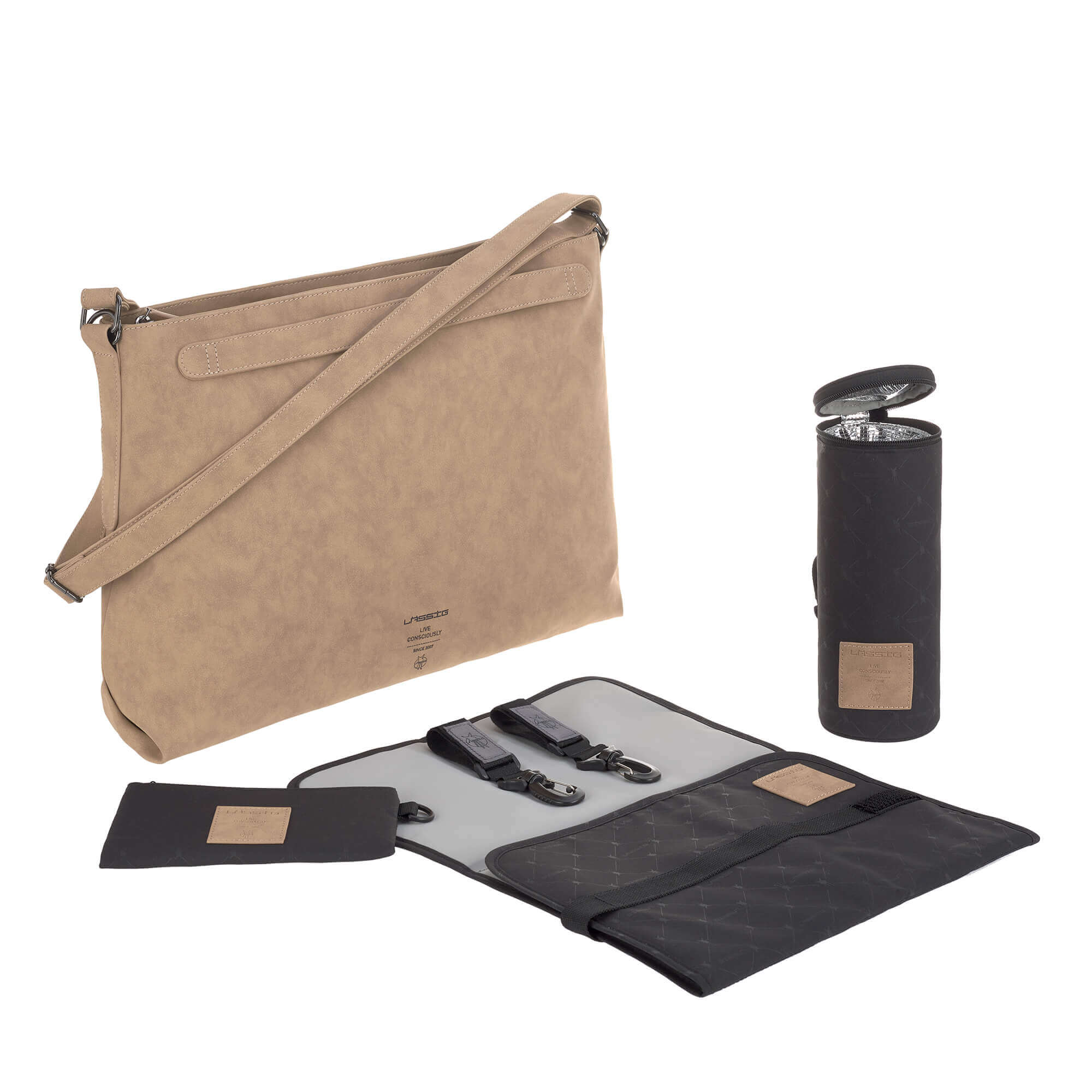Wickeltasche - Tender Shoulder Bag, Camel